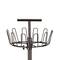Household Essentials 38" Brown 3-Tier Revolving Shoe Tree